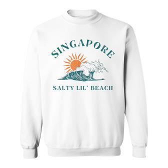 ソルティ リル ビーチ シンガポール 旅行 お土産 シンガポール スウェットシャツ - Kawaiitshirt