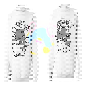 タキシードサム テニス ライトカラー スウェットシャツ - Kawaiitshirt