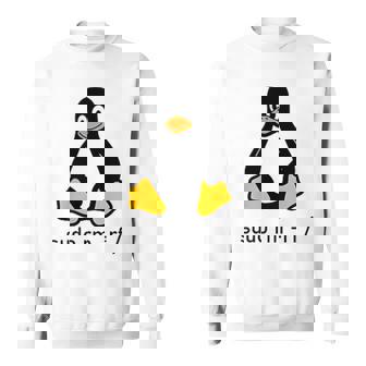 タックスlinuxペンギン-Sudorm-Rfコンピューターサイエンスコンピューター Tux Linux スウェットシャツ - Kawaiitshirt