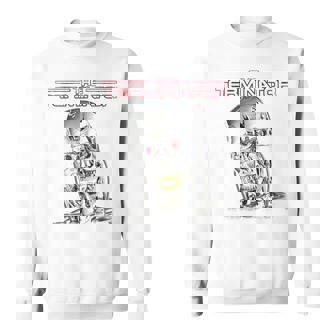 ターミネーターt-800ヘッドレトロサイボーグゲーマークラシックsf。 スウェットシャツ - Kawaiitshirt