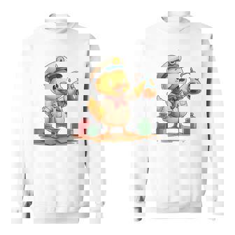 ダックビーイング・ア・オイラー、キュートなデザイン。 スウェットシャツ - Kawaiitshirt