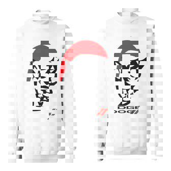 ダッジデーモンサンタハット赤 スウェットシャツ - Kawaiitshirt