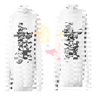 ダビング犬 韓国 バレーボール ラバー ジャージ 韓国国旗 スウェットシャツ - Kawaiitshirt