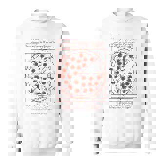 ダヴィンチ・ヴィトルヴィアンマン・ピザ スウェットシャツ - Kawaiitshirt