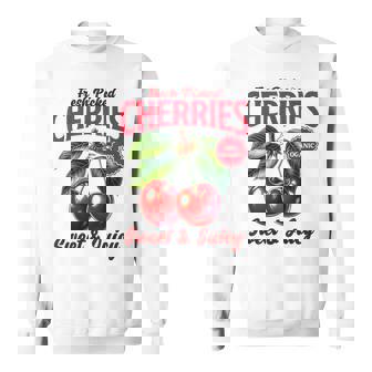 チェリーファーマーズマーケット フレッシュピックチェリー チェリー好き スウェットシャツ - Kawaiitshirt