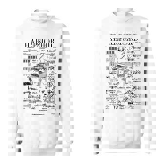 チェンバロ奏者 ヴィンテージ 特許 鍵盤 楽器 長袖tシャツ スウェットシャツ - Kawaiitshirt