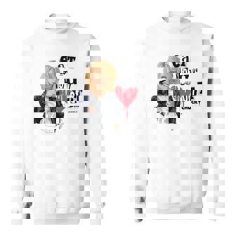 チャッキー・ティファニー・イート・ユア・ハート・アウト・バレンタイン スウェットシャツ - Kawaiitshirt