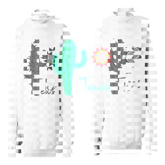 テキサス キュート 気まぐれなサボテン 南西部の太陽 砂漠 バケーション スウェットシャツ - Kawaiitshirt