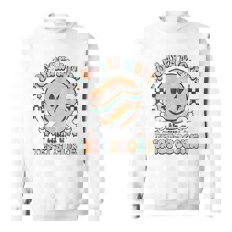 テスト先生 グルーヴィースマイル あなたはテスト結果以上のものです スウェットシャツ - Kawaiitshirt