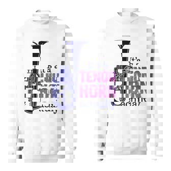 テナーホーンブラスバンドマーチングバンドおもしろ音楽 Alto Horn Or Tenor Horn Joke スウェットシャツ - Kawaiitshirt