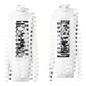 デス・ポッサム・タロット・カード 死神 ゴス ブラッククラフト オポッサム スウェットシャツ - Kawaiitshirt