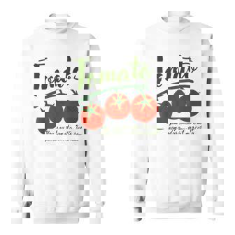 トマトガール 夏 Il ポモドーロ イタリアンサマー スウェットシャツ - Kawaiitshirt