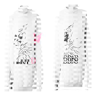 ドロンジョデザインm ホワイト スウェットシャツ - Kawaiitshirt