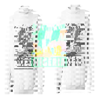 ナイジェリアの服のアイデア キッズ&ノベルティ ナイジェリア国旗 スウェットシャツ - Kawaiitshirt