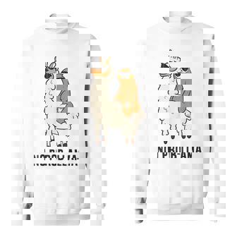 ナマケモノ乗り ラマ ノープルーラマ ラマ スウェットシャツ - Kawaiitshirt
