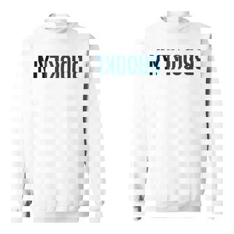 ニューヨークのファンのためのニューヨークブルックリンクリエイティブフリップデザイン スウェットシャツ - Kawaiitshirt