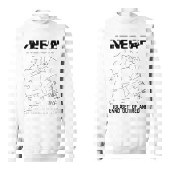 ニーキャップ・イングランドはアイルランドから出て行け 長袖tシャツ スウェットシャツ - Kawaiitshirt