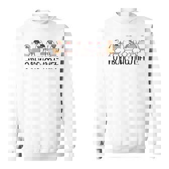 ノーブンチョウノーライフ 鳥好き 文鳥好き 文鳥の飼い主 おもしろ 可愛い ブンチョウ 文鳥 スウェットシャツ - Kawaiitshirt