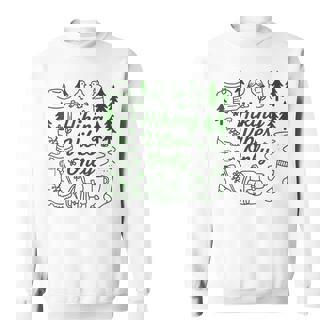 ハイキング バイブスオンリー 自然 落書き アート ミニマリスト 森林愛好家 スウェットシャツ - Kawaiitshirt