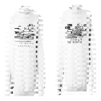 ハム・ラジオ用ヴィンテージモールス信号 Cwオペレーター スウェットシャツ - Kawaiitshirt