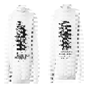 ハレイワ ビーチ ハワイ サーフィン ビンテージ サーフィン サーファー スウェットシャツ - Kawaiitshirt