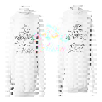 ハワイ アロハ ハワイアン ハイビスカス フラワー ハワイ サーファー 長袖tシャツ スウェットシャツ - Kawaiitshirt