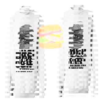 ハンバーガー研究 ハンバーガー 長袖tシャツ スウェットシャツ - Kawaiitshirt