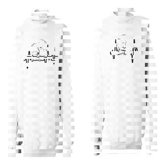 ハートビート ドッグ デザイン ビションフリーゼ スウェットシャツ - Kawaiitshirt