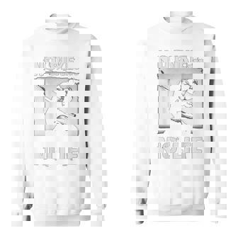 バイク愛好家とバイカーズノーバイクノーライフ背中 スウェットシャツ - Kawaiitshirt