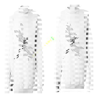 バックプリント鬼蜻蜓おにやんま オニヤンマ アウトドア Bbq キャンプ 虫 スウェットシャツ - Kawaiitshirt
