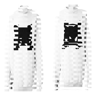 バッグの中に隠れているかわいい黒猫 猫好き 猫飼い 猫 ネコ ねこくろねこ好き 面白い サプライズ ギフト スウェットシャツ - Kawaiitshirt