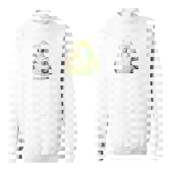 バッグの中のかわいいセキセイインコ、面白いセキセイインコ 長袖tシャツ スウェットシャツ - Kawaiitshirt