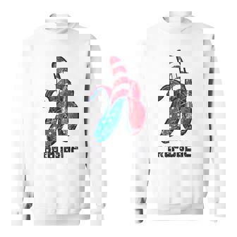 バナナ アメリカ国旗 パトリオット アメリカ パーティー ファニー フルーツ リパブリック スウェットシャツ - Kawaiitshirt