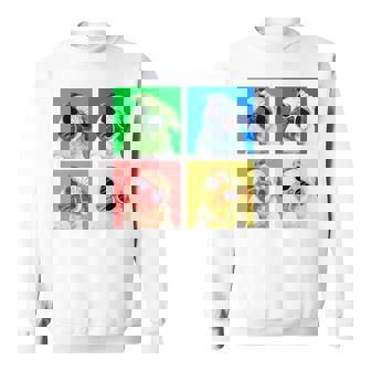 パグ 面白いtシャツ 犬 かわいい メンズ 子供 おもしろ 服 雑貨 グッズ ネタ わんこ イヌ 黒パグ 長袖tシャツ スウェットシャツ - Kawaiitshirt