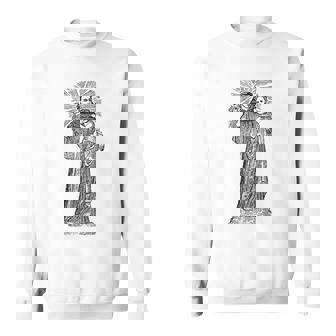 パドヴァの聖アンソニー 赤ちゃん イエス ヴィンテージ カトリック 守護聖人 スウェットシャツ - Kawaiitshirt