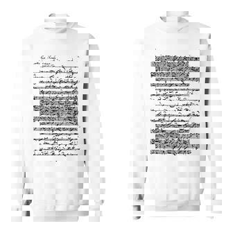 パルティータ ホ長調 ガヴォッテ ソロ ヴァイオリン ヨハン・セバスティアン・バッハ スウェットシャツ - Kawaiitshirt