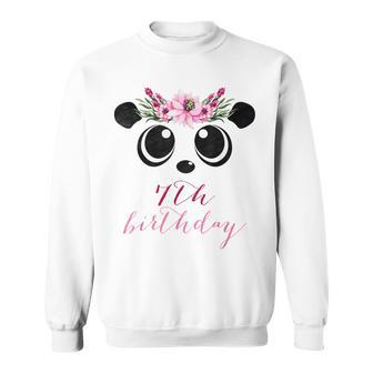 パンダガール 7歳の誕生日 I 7歳 パンダコスチューム ギフト スウェットシャツ - Kawaiitshirt