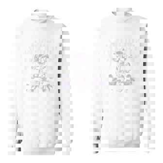 ヒップホップ アーバン ヴィンテージ エッジの効いた Y2k Hip Hop バックプリント ストリートウェア スカル スウェットシャツ - Kawaiitshirt