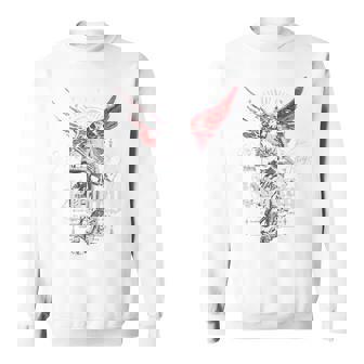 ヒップホップ ヴィンテージ エッジー アーバン Y2k バックプリント ストリートウェア エンジェル スウェットシャツ - Kawaiitshirt