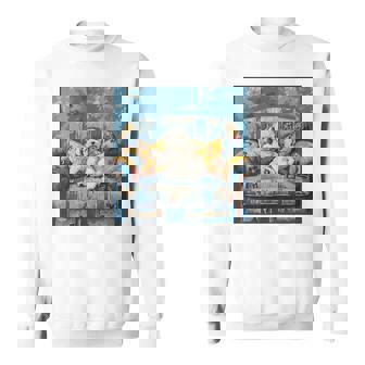 ビション・フリーゼ 音楽愛好家 絵画 犬 スウェットシャツ - Kawaiitshirt