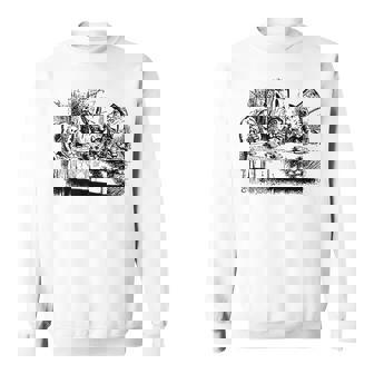 ビッグテキサス 不思議の国のアリス マッドハッターズ ティーパーティーtシャツ スウェットシャツ - Kawaiitshirt