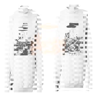 ビンテージ Ufo カウボーイ キャット スウェットシャツ - Kawaiitshirt