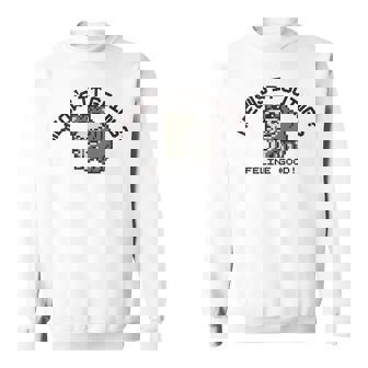 ピクセル アニマルズ マヌルネコ Manul Pallas's Cat 黒フォント スウェットシャツ - Kawaiitshirt