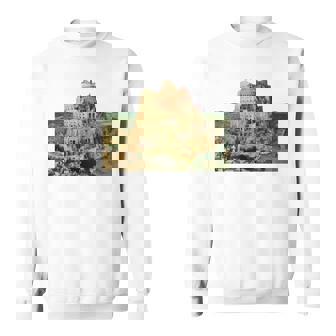 ピーテル・ブリューゲルによるバベルの塔 1563 長袖tシャツ スウェットシャツ - Kawaiitshirt