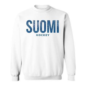 フィンランド スオミ ホッケー アンティーク調 ヴィンテージ レトロ スウェットシャツ - Kawaiitshirt
