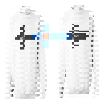 フィンランドtシャツ、フィンランド国旗、フィンランドの地図 メンズレディースキッズ スウェットシャツ - Kawaiitshirt