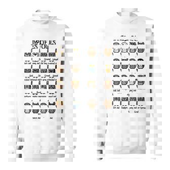 フクロウのコレクションタイプ かわいいフクロウ愛好家向け スウェットシャツ - Kawaiitshirt