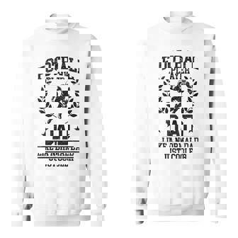 フットボール選手 お父さんみたいな 普通のお父さん ただクーラー スウェットシャツ - Kawaiitshirt