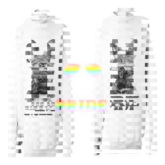 フレンチブルドッグ ゲイプライド Lgbt レインボーフラッグ サングラス Lgbtq スウェットシャツ - Kawaiitshirt