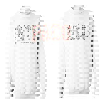 フローラルpacu看護師が周術期看護師で目覚める 長袖tシャツ スウェットシャツ - Kawaiitshirt